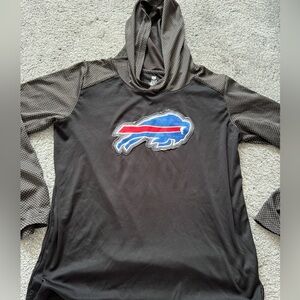 Buffalo Bills Dri Fit NFL Team Apparel Hoodie Size Youfh  Large